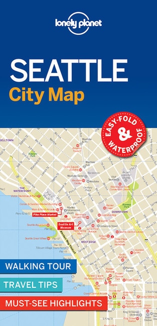 Front cover_Lonely Planet Seattle City Map 1st Ed.