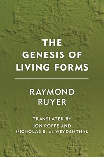 Front cover_Genesis of Living Forms