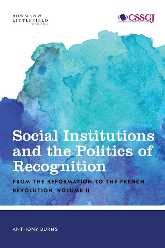 Couverture_Social Institutions and the Politics of Recognition