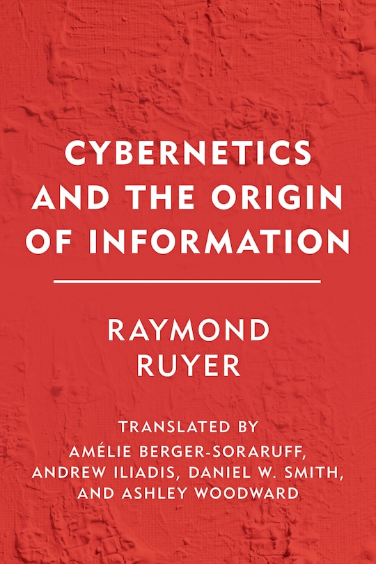 Front cover_Cybernetics and the Origin of Information