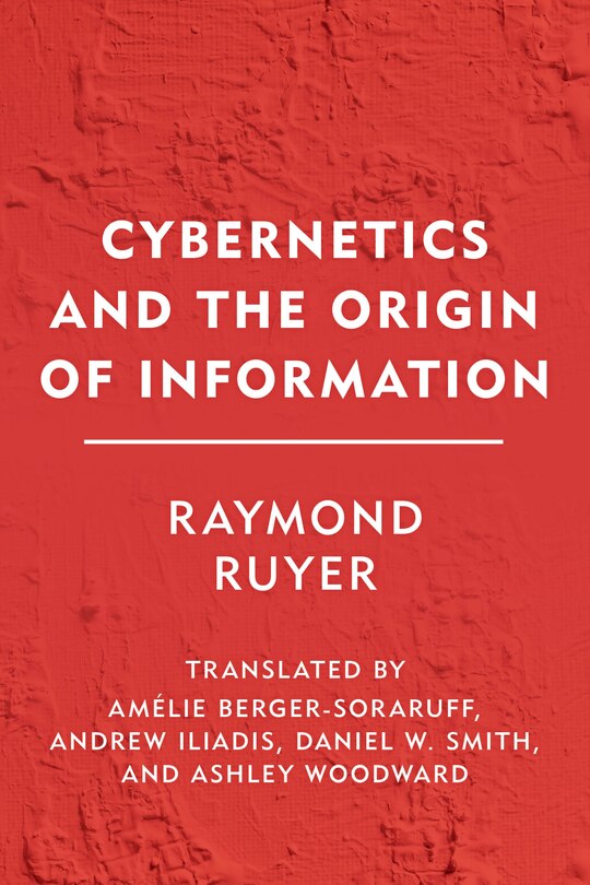 Couverture_Cybernetics and the Origin of Information