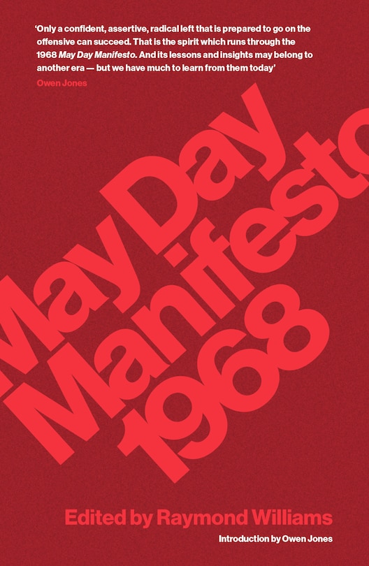 Front cover_May Day Manifesto 1968