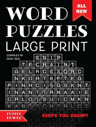 Word Puzzles Large Print: Word Play Twists And Challenges