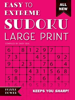 Couverture_Easy to Extreme Sudoku Large Print (Pink)