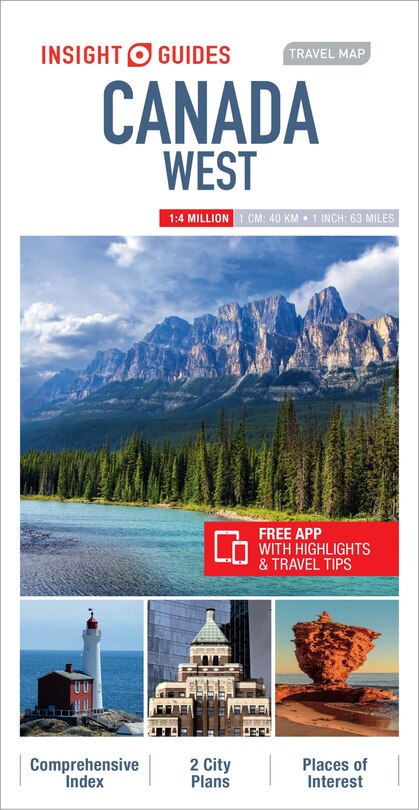 Front cover_Insight Guides Travel Map Canada West