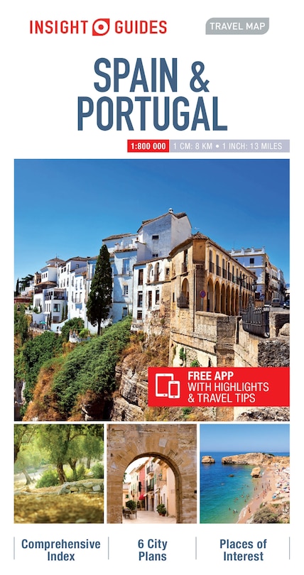 Couverture_Insight Guides Travel Map Spain & Portugal
