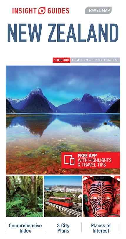 Front cover_Insight Guides Travel Map Of New Zealand, New Zealand Travel Guide