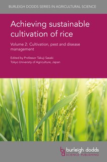 Couverture_Achieving Sustainable Cultivation Of Rice Volume 2