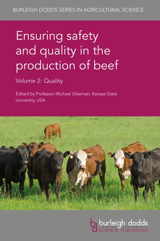 Front cover_Ensuring Safety And Quality In The Production Of Beef Volume 2