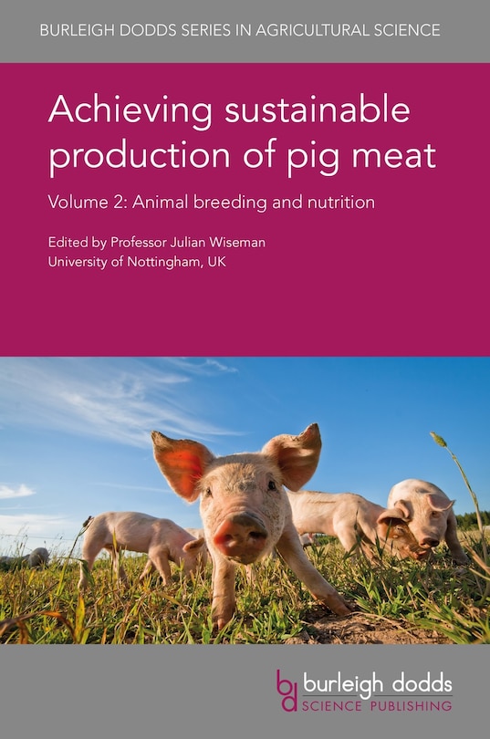 Couverture_Achieving Sustainable Production Of Pig Meat Volume 2