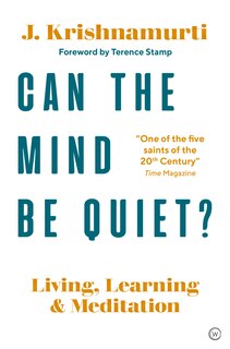 Front cover_Can The Mind Be Quiet?
