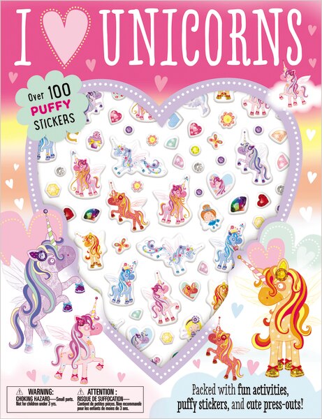 Couverture_I LOVE UNICORNS PUFFY STICKER