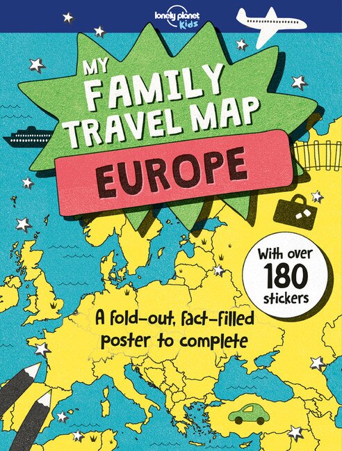 Lonely Planet My Family Travel Map - Europe 1st Ed.