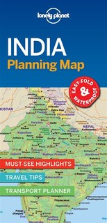 Front cover_Lonely Planet India Planning Map 1st Ed.