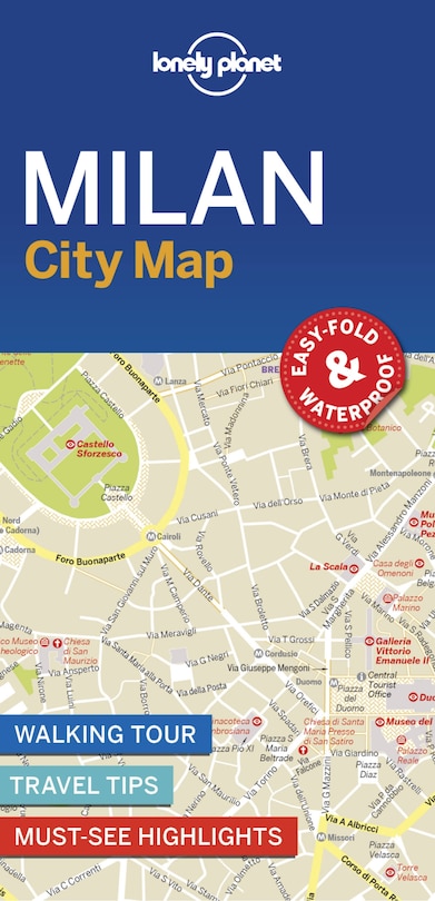 Couverture_Lonely Planet Milan City Map 1st Ed.