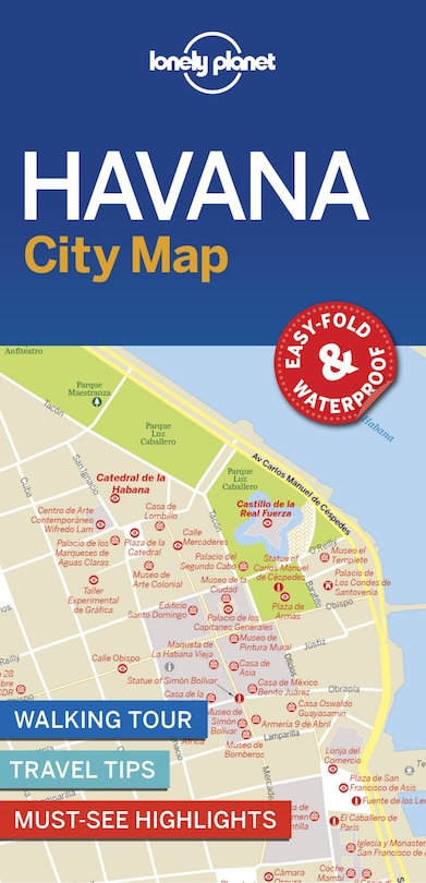 Front cover_Lonely Planet Havana City Map 1st Ed.