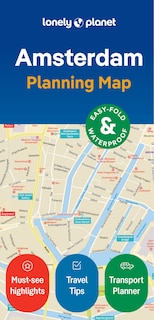 Lonely Planet Amsterdam City Map 2 2nd Ed.