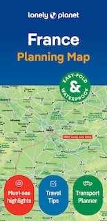 Lonely Planet France Planning Map 2 2nd Ed.