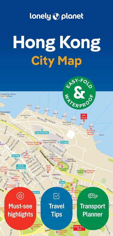 Front cover_Lonely Planet Hong Kong City Map 2 2nd Ed.