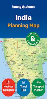 Couverture_Lonely Planet India Planning Map 2 2nd Ed.