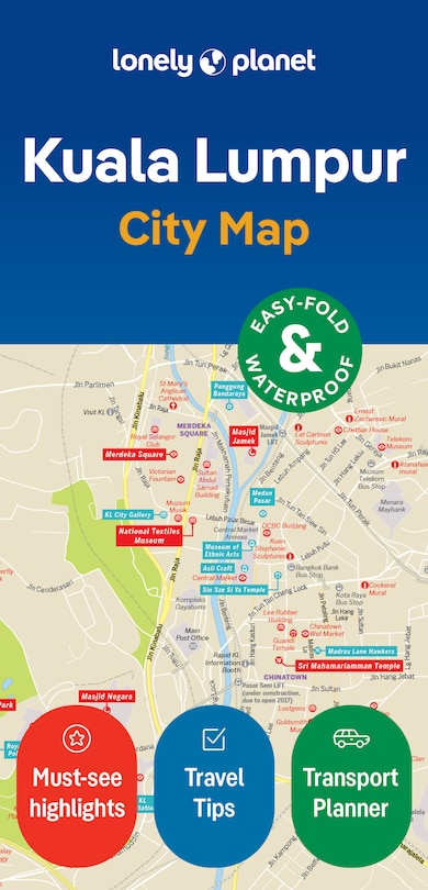 Front cover_Lonely Planet Kuala Lumpur City Map 2 2nd Ed.