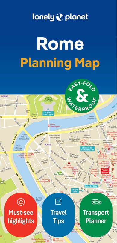 Front cover_Lonely Planet Rome City Map 2 2nd Ed.