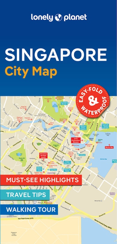 Lonely Planet Singapore City Map 2 2nd Ed.