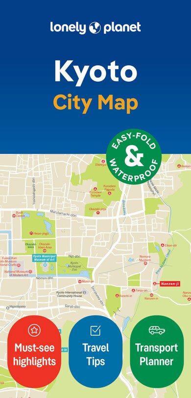 Front cover_Lonely Planet Kyoto City Map 2 2nd Ed.