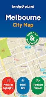 Front cover_Lonely Planet Melbourne City Map 2 2nd Ed.