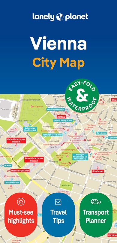 Front cover_Lonely Planet Vienna City Map 2 2nd Ed.