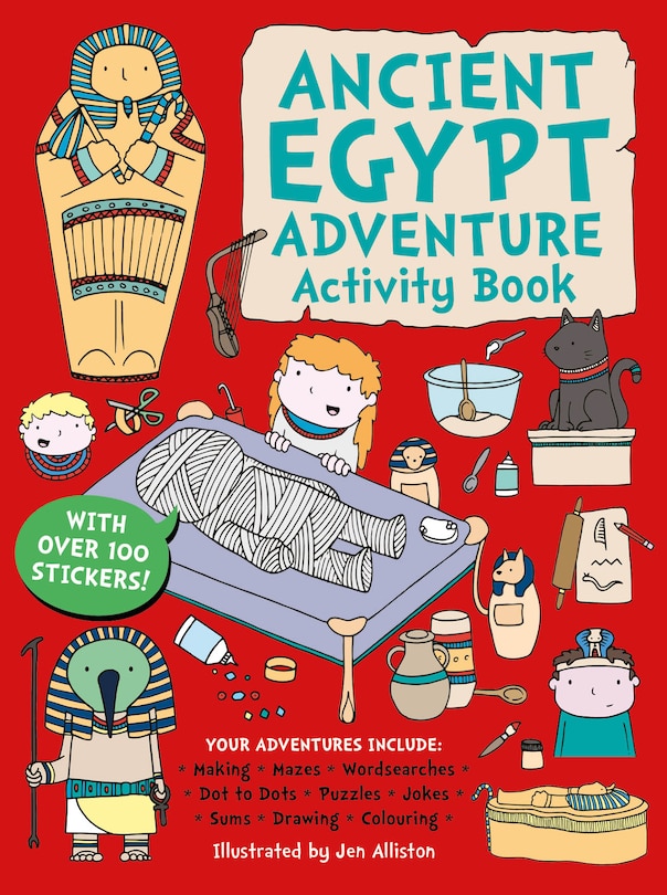 Front cover_Ancient Egypt Adventure Activity Book