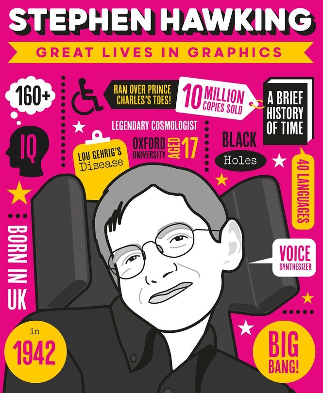 Front cover_Great Lives In Graphics: Stephen Hawking