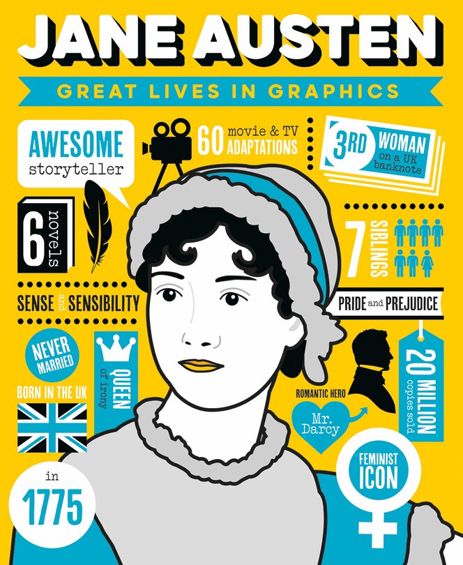 Front cover_Great Lives In Graphics: Jane Austen