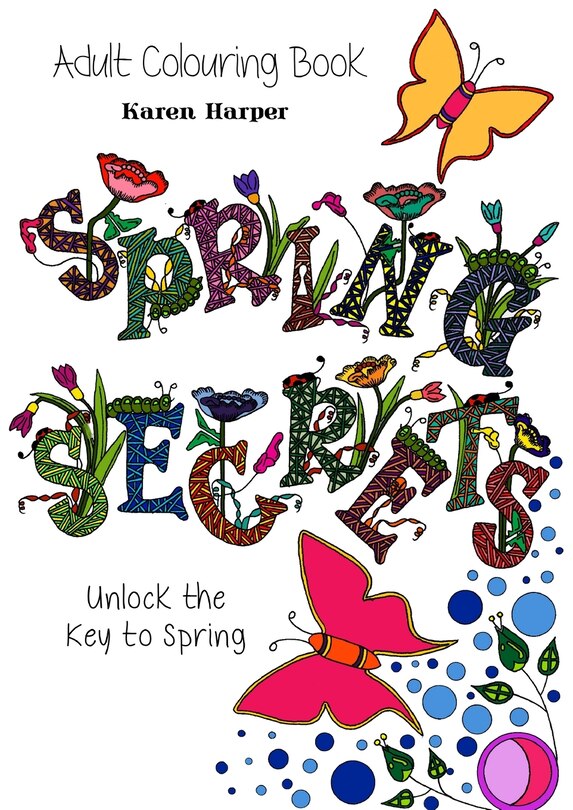 Couverture_Adult Colouring Book - Spring Secrets