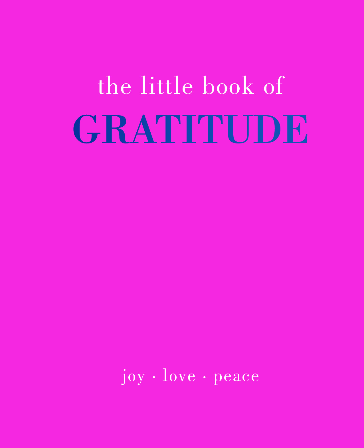 Couverture_The Little Book of Gratitude