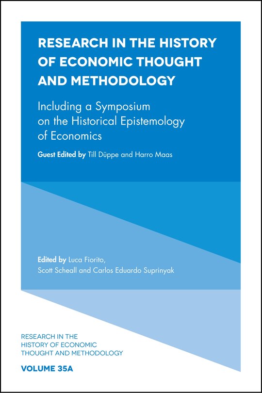 Couverture_Including a Symposium on the Historical Epistemology of Economics