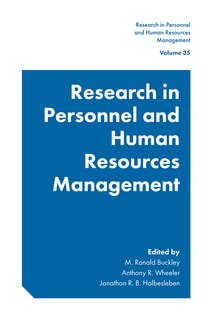 Front cover_Research in Personnel and Human Resources Management