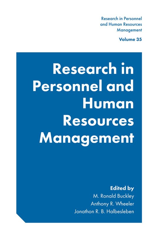 Front cover_Research in Personnel and Human Resources Management