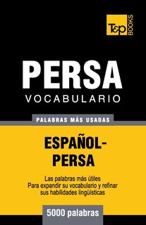 Couverture_Vocabulario Español-Persa - 5000 palabras más usadas