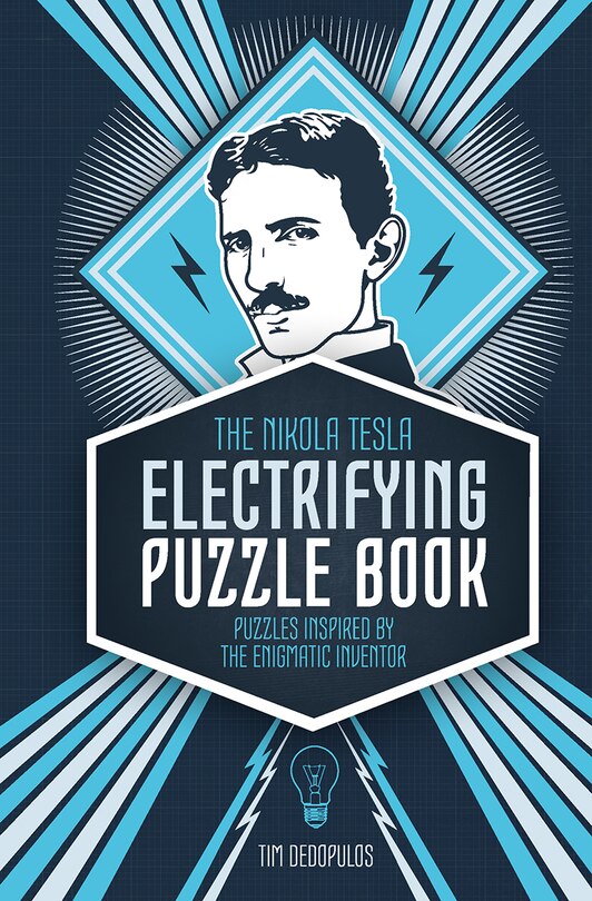 Front cover_The Nikola Tesla Electrifying Puzzle Book