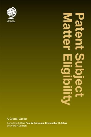 Couverture_Patent Subject Matter Eligibility