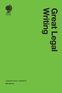 Front cover_Great Legal Writing