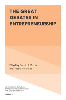 Front cover_The Great Debates in Entrepreneurship