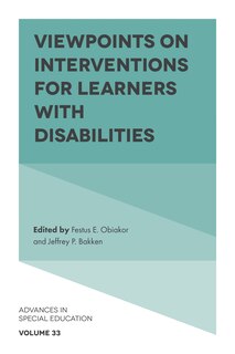 Front cover_Viewpoints on Interventions for Learners with Disabilities