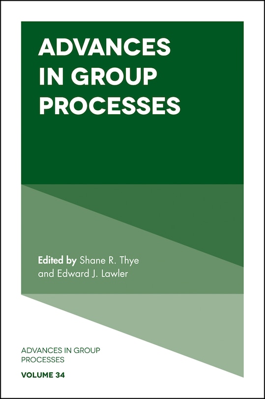 Front cover_Advances in Group Processes