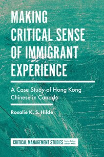 Front cover_Making Critical Sense of Immigrant Experience