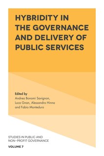 Front cover_Hybridity in the Governance and Delivery of Public Services
