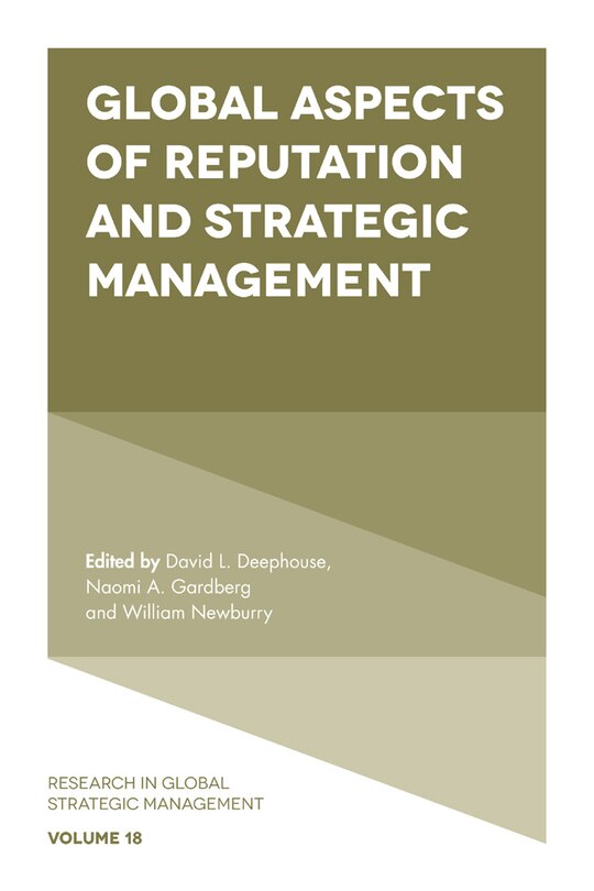 Couverture_Global Aspects of Reputation and Strategic Management