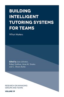 Front cover_Building Intelligent Tutoring Systems for Teams