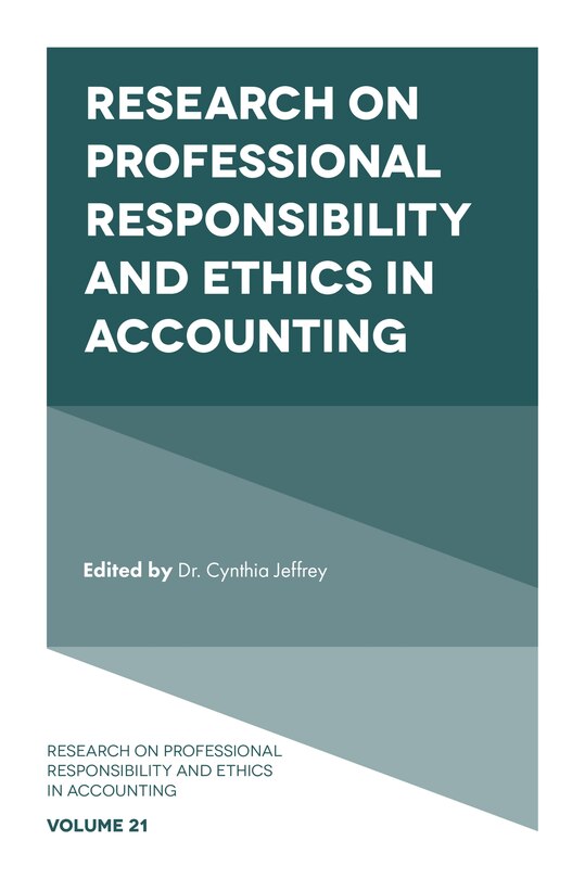 Couverture_Research on Professional Responsibility and Ethics in Accounting